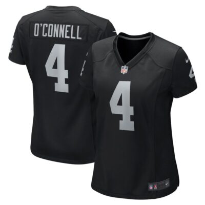 Aidan O'Connell Las Vegas Raiders Women Game Jersey - Black