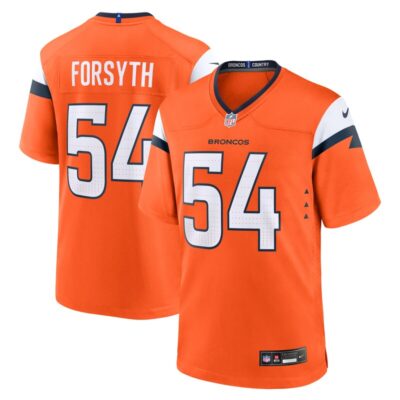 Alex Forsyth Denver Broncos Team Game Jersey - Orange