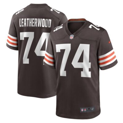 Alex Leatherwood Cleveland Browns Team Game Jersey - Brown