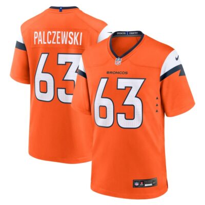 Alex Palczewski Denver Broncos Team Game Jersey - Orange