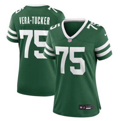 Alijah Vera-Tucker New York Jets Women Team Game Jersey - Legacy Green