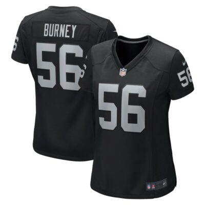 Amari Burney Las Vegas Raiders Women Game Jersey - Black