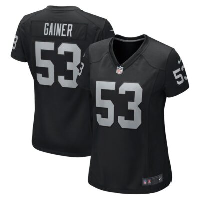 Amari Gainer Las Vegas Raiders Women Game Jersey - Black