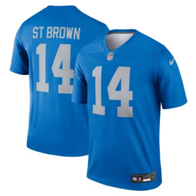 Amon-Ra St. Brown Detroit Lions Alternate Legend Player Performance Top - Blue