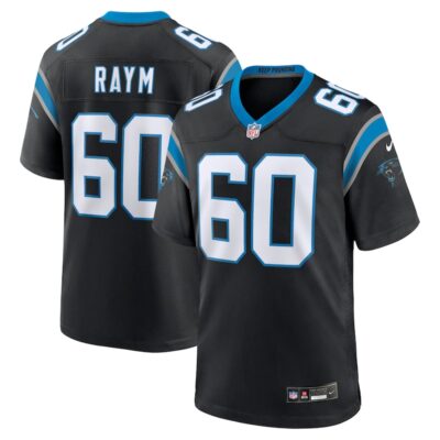 Andrew Raym Carolina Panthers Game Jersey - Black