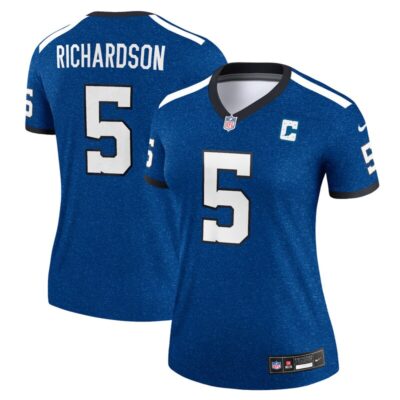 Anthony Richardson Indianapolis Colts Women Alternate Legend Player Performance Top - Royal