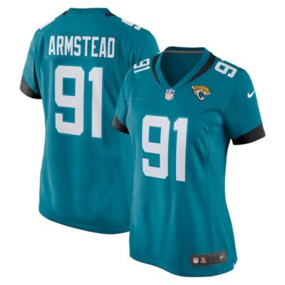 Arik Armstead Jacksonville Jaguars Women Team Game Jersey - Teal