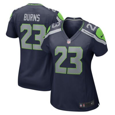 Artie Burns Seattle Seahawks Women Game Jersey - College Navy