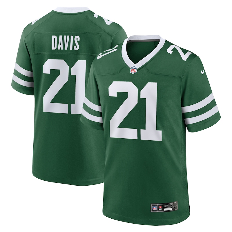 Ashtyn Davis New York Jets Team Game Jersey - Legacy Green