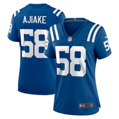 Austin Ajiake Indianapolis Colts Women Game Jersey - Royal