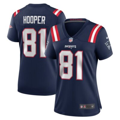 Austin Hooper New England Patriots Women Game Jersey - Navy