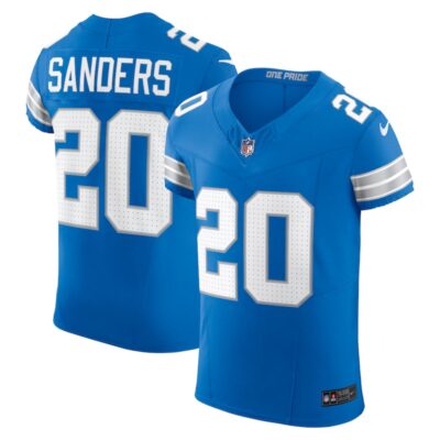 Barry Sanders Detroit Lions Retired Player Vapor F.U.S.E. Elite Jersey - Blue