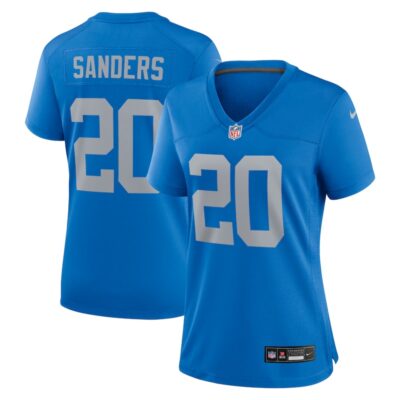 Barry Sanders Detroit Lions Women Alternate Game Jersey - Blue