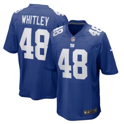 Benton Whitley New York Giants Team Game Jersey - Royal