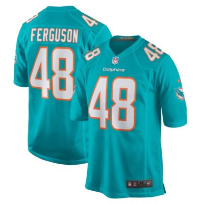 Blake Ferguson Miami Dolphins Game Jersey - Aqua