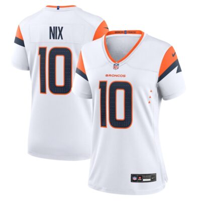 Bo Nix Denver Broncos Women Game Jersey - White