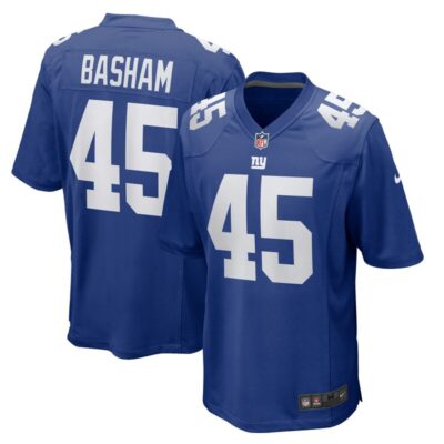 Boogie Basham New York Giants Game Jersey - Royal