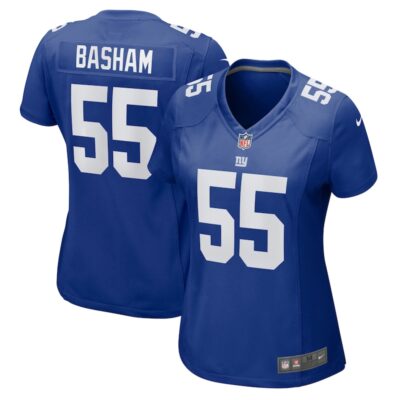 Boogie Basham New York Giants Women Game Jersey - Royal