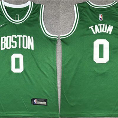 Boston Celtics #0 Jayson Tatum Green Stitched Basketball Jersey