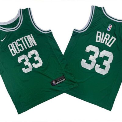 Boston Celtics #33 Larry Bird Green Stitched Basketball Jersey