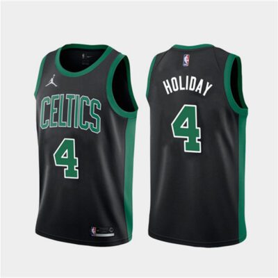 Boston Celtics #4 Jrue Holiday Black 2023 Association Edition Stitched Basketball Jersey