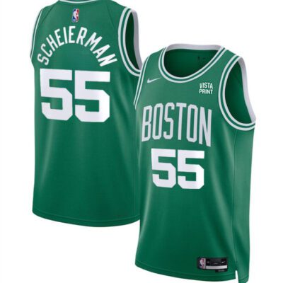 Boston Celtics #55 Baylor Scheierman Kelly Green 2024 Draft Icon Edition Stitched Basketball Jersey