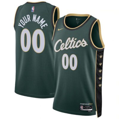 Boston Celtics Active Player Custom 2022-23 Green City Edition Stitched Basketball Jersey