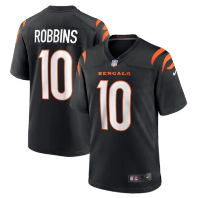 Brad Robbins Cincinnati Bengals Team Game Jersey - Black