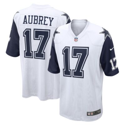 Brandon Aubrey Dallas Cowboys Alternate Game Jersey - White