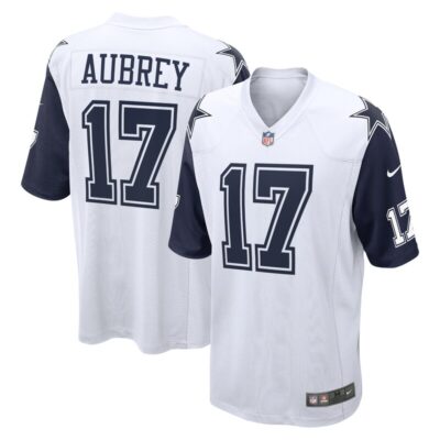 Brandon Aubrey Dallas Cowboys Game Jersey - White