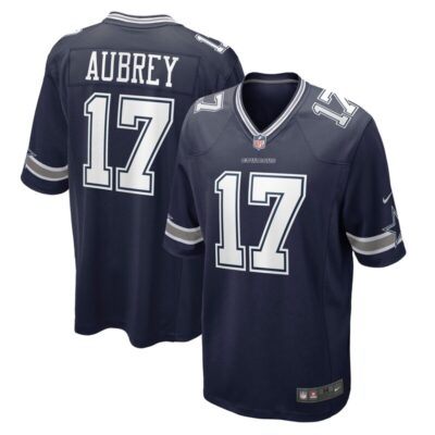 Brandon Aubrey Dallas Cowboys Team Game Jersey - Navy