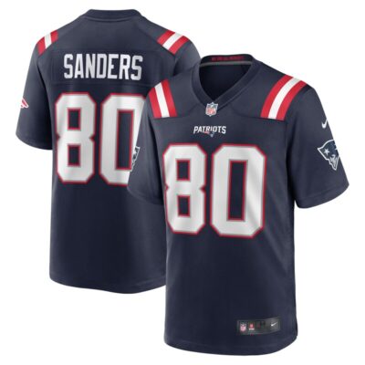 Braylon Sanders New England Patriots Game Jersey - Navy