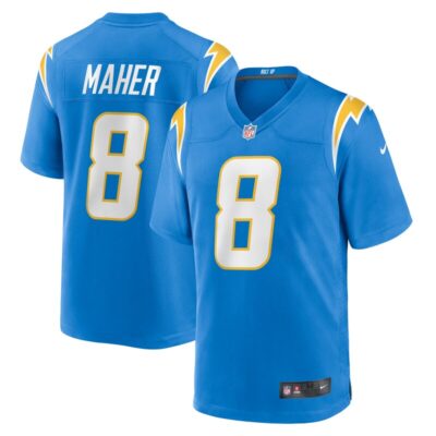 Brett Maher Los Angeles Chargers Team Game Jersey - Powder Blue