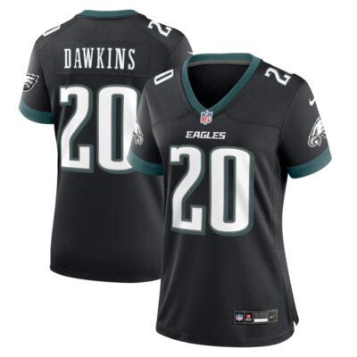 Brian Dawkins Philadelphia Eagles Women Alternate Game Jersey - Black