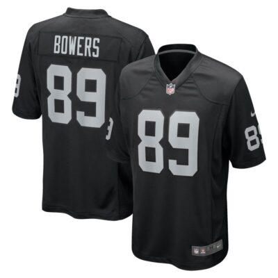 Brock Bowers Las Vegas Raiders Player Game Jersey - Black