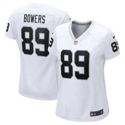 Brock Bowers Las Vegas Raiders Women Game Jersey - White