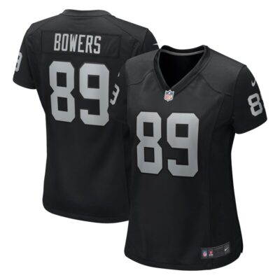 Brock Bowers Las Vegas Raiders Women Team Game Jersey - Black