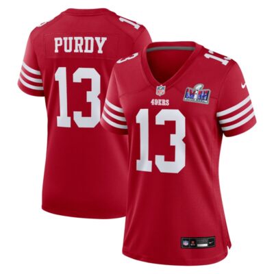 Brock Purdy San Francisco 49ers Women Super Bowl LVIII Game Jersey - Scarlet