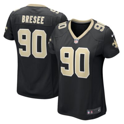 Bryan Bresee New Orleans Saints Women Game Jersey - Black