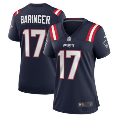 Bryce Baringer New England Patriots Women Team Game Jersey - Navy