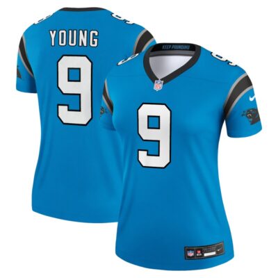 Bryce Young Carolina Panthers Women Alternate Legend Player Performance Top - Blue