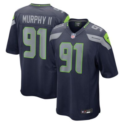 Byron Murphy II Seattle Seahawks Player Game Jersey - College Navy