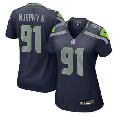 Byron Murphy II Seattle Seahawks Women Game Jersey - College Navy