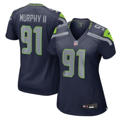 Byron Murphy II Seattle Seahawks Women Team Game Jersey - College Navy