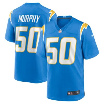 Caleb Murphy Los Angeles Chargers Team Game Jersey - Powder Blue