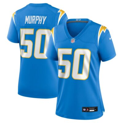 Caleb Murphy Los Angeles Chargers Women Game Jersey - Powder Blue