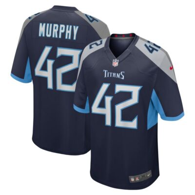 Caleb Murphy Tennessee Titans Team Game Jersey - Navy