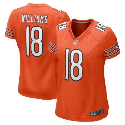 Caleb Williams Chicago Bears Women Alternate Game Jersey - Orange