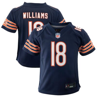 Caleb Williams Chicago Bears Youth Player Game Jersey - Navy