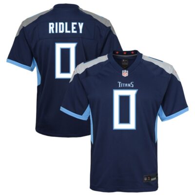 Calvin Ridley Tennessee Titans Youth Team Game Jersey - Navy